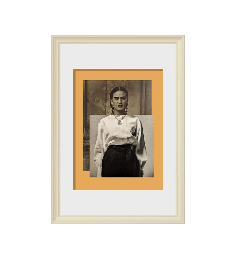 Collage of Frida Kahlo